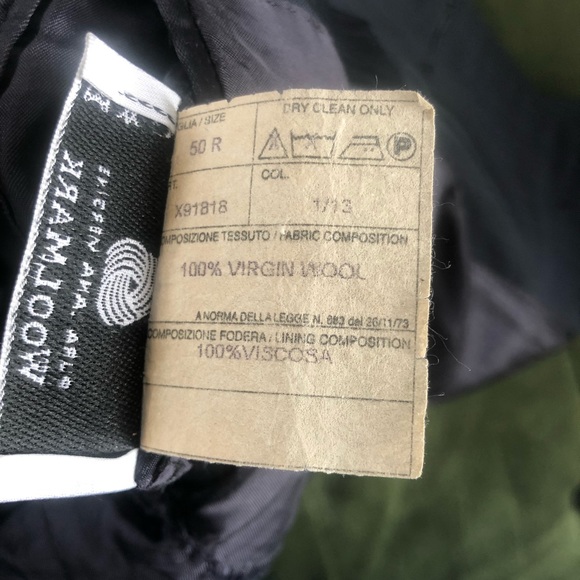 YSL saint Laurent blazer jacket dark blue striped - Picture 3 of 7